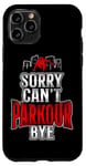 iPhone 11 Pro Parkour Free Running Traceur Vintage Sorry. Cant. Parkour Case