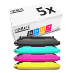 5x Cartouche D'Encre pour Samsung Xpress C-467-W C-460-FW