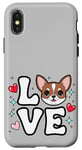 Coque pour iPhone X/XS Chihuahua Love Chichi mignon Chichi Maman Filles Femmes