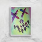 DC Suicide Squad Giclee Art Print - A2 - White Frame