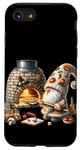 Coque pour iPhone SE (2020) / 7 / 8 Pizza Baker Dad Gnome With Hot Stone Pizza Oven Italy Travel