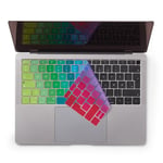 Philbert MacBook Air (A1932) Keyboard Deksel m. Nordisk Tastatur - Rainbow