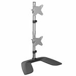 STARTECH VERTICAL DUAL-MONITOR STAND AL MONITORS UP TO 27IN VESA DESK