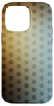 Coque pour iPhone 14 Pro Max Jaune, turquoise, pois dégradés