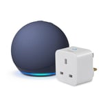 Echo Dot (5th generation) | Deep Sea Blue + Sengled Smart Plug, Works with Alexa - Smart Home Starter Kit