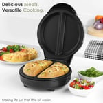 SALTER ELECTRIC 700W OMELETTE EGG PANCAKE NON-STICK DEEP DUAL PAN COOKER MAKER