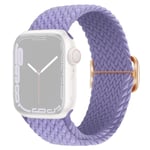 SKALO Punottu -ranneke Apple Watch Series 4-6 44mm - Violetti