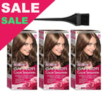 Pack de 3 Garnier Color Sensation Hair Color 6.0 Precious Dark Blond