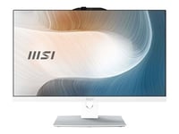 MSI Modern AM242TP 11M 477EU - Tout-en-un - Core i7 1165G7 / 2.8 GHz - RAM 16 Go - SSD 256 Go - NVMe, HDD 1 To - Iris Xe Graphics - GigE - LAN sans fil: 802.11a/b/g/n/ac/ax, Bluetooth 5.1 - Windows 10 Home - moniteur : LED 23.8" 1920 x 1080 (Full HD) écr