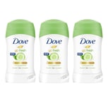 Dove Go Fresh Cucumber Stick Deodorant Antiperspirant 40ml 3, 6 Pack