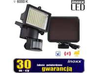 Nvox Solar Lampe Led Spotlight 100 Smd Dioder Med Bevegelses- Og Skumringssensor