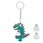 Disk Memory Stick Little Dinosaur USB2.0 kannettava Flash-levyohjain TypeC-muuntimella (8 Gt)