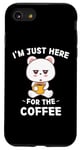 iPhone SE (2020) / 7 / 8 Cute Kawaii Bear I'm Just Here For The Coffee Case