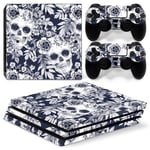 Kit De Autocollants Skin Decal Pour Console De Jeux Ps4 Pro Host Handle, T1tn-P4pro-6708