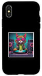 iPhone X/XS Cat Music DJ Turntables Mixing Vinyl Record Party Graphic Case