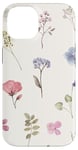 Coque pour iPhone 14 Beige Esthétique Fleur Sauvage Floral Minimal Fleur Boho