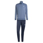 adidas Men's SPW SMALL LOGO TRICOT COLORBLOCK TRACKSUITS, Preloved Ink S24 / Wonder Blue F23 / Legend Ink, S