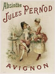 PUB ABSINTHE Jules PERNOD AVIGNON Rakt-POSTER 45x60cm d'une AFFICHE VINTAGE