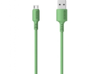 Somostel USB cable Pro-link microUSB cable 3A 1.2m silicone green Safe shopping with home delivery