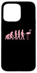 iPhone 15 Pro Max Pink Flamingo Evolution Flamingo Bird Case