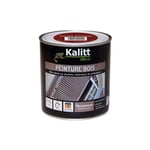 Kalitt - Peinture bois satin rouge basque 0.5 litre