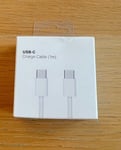 For iPhone 15 Pro Max Charger Type C to C Cable Fast USB-C Lead Braided 1 meter