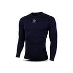 KELME T- Shirt Thermique pour Adulte L/S Homme, Bleu foncé, XL