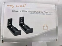 My Wall Universal Wandhalterung Speaker WallMount Bracket Holder Soundbar 2Piece