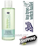 Boots Tea Tree & Witch Hazel Cleansing & Toning Lotion 150ml FREE and FAST P&P