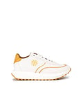 POPA Femme Sneaker INES Monaco Orange Napa Basket, 36 EU