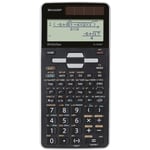 Sharp ELW506 T-GY Calculatrice scolaire noir,argent Ecran: 16 à pile(s), solaire (l x H x P) 80 x 166 x 14 mm