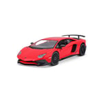 Bburago Maisto France 21079 Lamborghini Aventador LP 750-4 SV - Echelle 1/24, Rouge