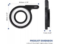 Jjc Ring Light Makro Ring Light With Lamp Flash Olympus Tg-7 Tg-6 Tg-5 Tg-4 Tg-3 Tg-2 / Mrl-Tg1