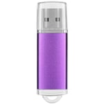 Cl&eacute; USB, couvercle Transparent, violet, stockage Portable, cl&eacute; USB pour PC et tablette, 32 go