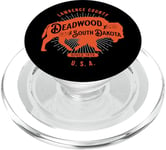 Deadwood South Dakota USA Bison Design Souvenir PopSockets PopGrip for MagSafe