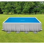 Intex Solar Polyethylene Pool Cover 476x234 Cm Blå