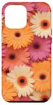 Coque pour iPhone 14 Plus Pink Orange Daisy Flower Floral Daisies Gerbera Bloom Natur