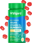 3 x Wellgard High Strength Vitamin D3 Gummies 3000 IU 60 Vegan Vitamin D (M16)