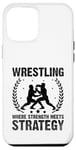 Coque pour iPhone 12 Pro Max Lutte où la force rencontre la stratégie Grappling Wrestler