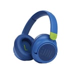 JBL JR 460 NC Over-Ear Wireless Headphones for Children with Sound Safe Technology and Lightweight Padded Design, Blue