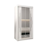 Armoire York 1 a portes coulissantes H. 200 x L. 100 x P. 62 2 portes