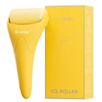 Dr.roller Ice Roller, Ice Roller for Face and Eyes, Ice Face Roller for Women, Face Ice Roller Massager Tightens and Shrinks Pores Reduce Puffiness Migraine Pain Relief (Yellow)