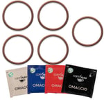 COFFISANO Lot de 5 joints de rechange pour machine à café à dosettes ESE 44 mm compatibles avec Didiesse Frog, Faber, La Petite, Grimac, Spinel, Union Group (Lot de 5 pièces.)