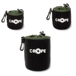 C-Rope Neoprene Lens Pouch with Fleece Lining, Lens Case for Lenses and Camera Accessories, Black, XS, Backpack