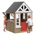 VEVOR Maisonnette Enfants Cabane de Jardin pour Enfants avec Porte Fenêtre Évier