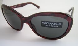 DOLCE & GABBANA SUNGLASSES D&G 4150 2591/87 MAROON TORTOISE SHELL BNWT