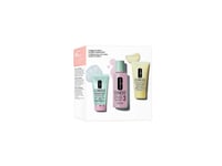 Clinique Set (All About Clean 30Ml+Clarifying Lotion Exfoliator 60Ml+Moisturizing Gel 30Ml)