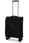 Pierre Cardin Costa 55cm Softside Carry-On Suitcase Black