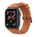 Dux Ducis Läderarmband Apple Watch 45mm Series 8 Tan