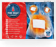 THE HEAT COMPANY Bodywarmer - 10 Pieces - EXTRA WARM - Adhesive - Warmer for Back and Neck - 12 Hours Pleasant Warmth - Instant Heat - Air Activated - Purely Natural